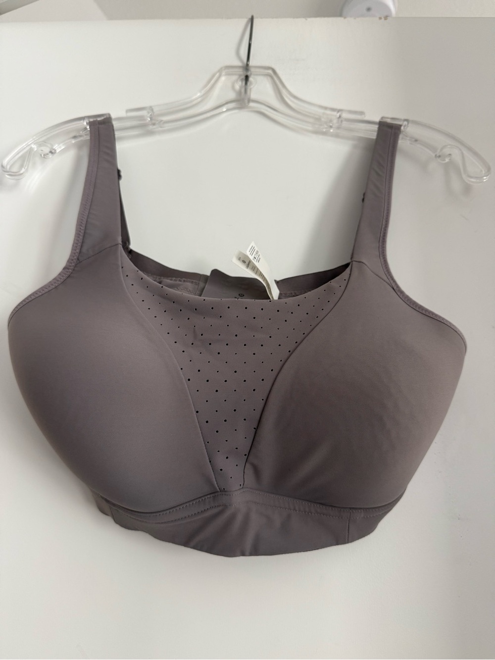 Lululemon Run Times Lavender High Support Sports Bra Sz. 34DD